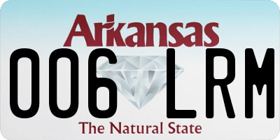 AR license plate 006LRM