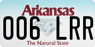AR license plate 006LRR