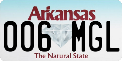 AR license plate 006MGL