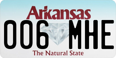AR license plate 006MHE