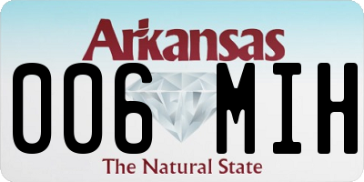AR license plate 006MIH
