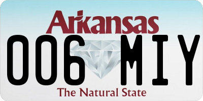 AR license plate 006MIY