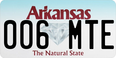 AR license plate 006MTE