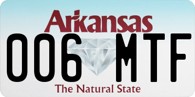 AR license plate 006MTF