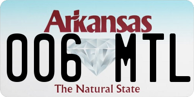 AR license plate 006MTL