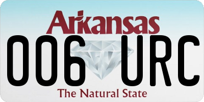 AR license plate 006URC