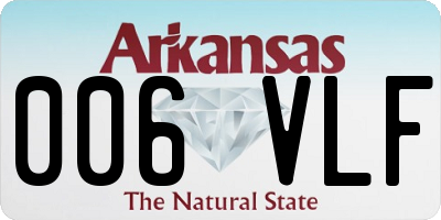 AR license plate 006VLF