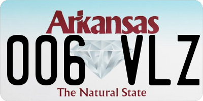 AR license plate 006VLZ