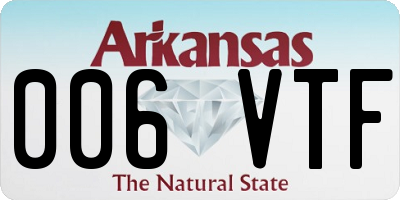 AR license plate 006VTF