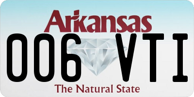 AR license plate 006VTI
