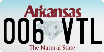 AR license plate 006VTL