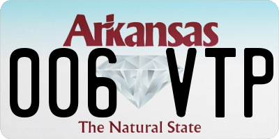 AR license plate 006VTP