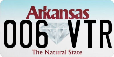 AR license plate 006VTR