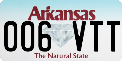 AR license plate 006VTT
