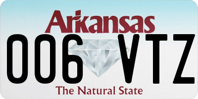 AR license plate 006VTZ