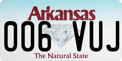 AR license plate 006VUJ