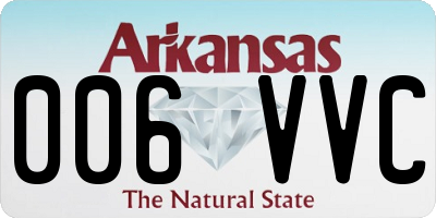 AR license plate 006VVC