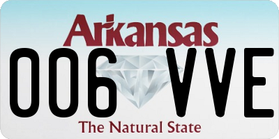 AR license plate 006VVE