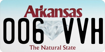 AR license plate 006VVH