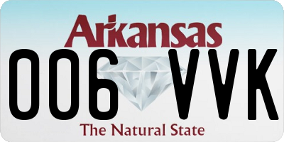 AR license plate 006VVK