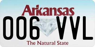 AR license plate 006VVL