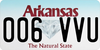 AR license plate 006VVU