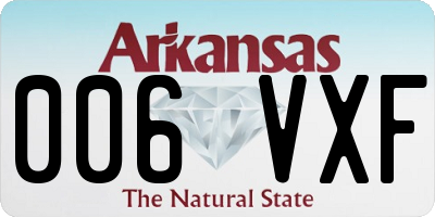 AR license plate 006VXF