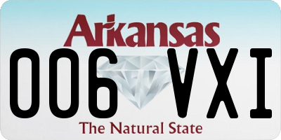 AR license plate 006VXI