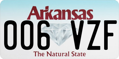 AR license plate 006VZF