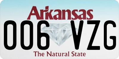AR license plate 006VZG