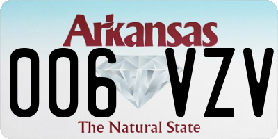 AR license plate 006VZV