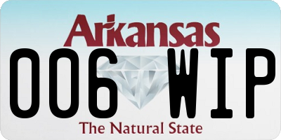AR license plate 006WIP