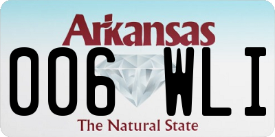 AR license plate 006WLI
