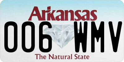 AR license plate 006WMV