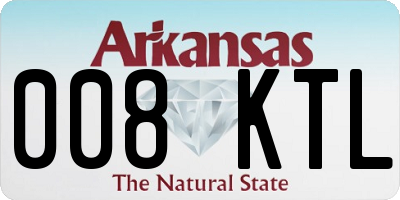 AR license plate 008KTL
