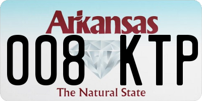 AR license plate 008KTP