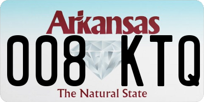 AR license plate 008KTQ