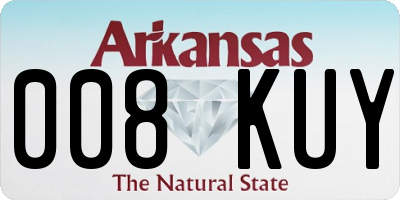 AR license plate 008KUY