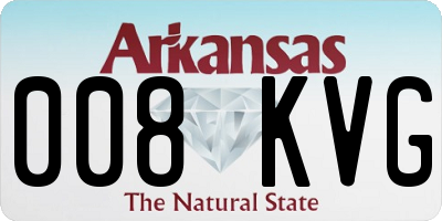 AR license plate 008KVG