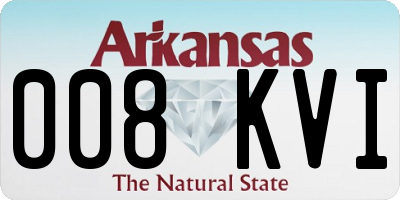 AR license plate 008KVI