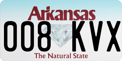 AR license plate 008KVX