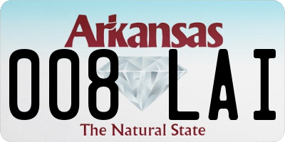 AR license plate 008LAI