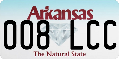 AR license plate 008LCC
