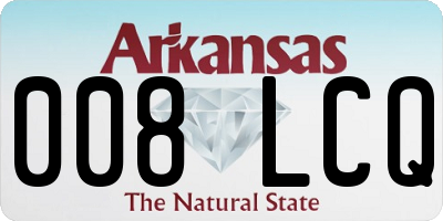 AR license plate 008LCQ