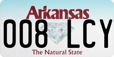 AR license plate 008LCY