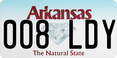 AR license plate 008LDY