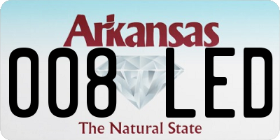AR license plate 008LED