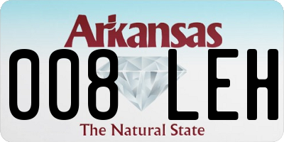 AR license plate 008LEH
