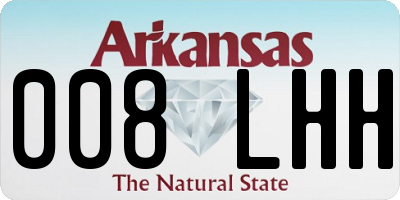 AR license plate 008LHH