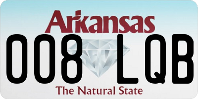 AR license plate 008LQB